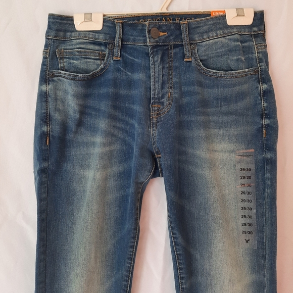 *BNWT* Men's American Eagle skinny jeans 29/30 - Picture 3 of 5